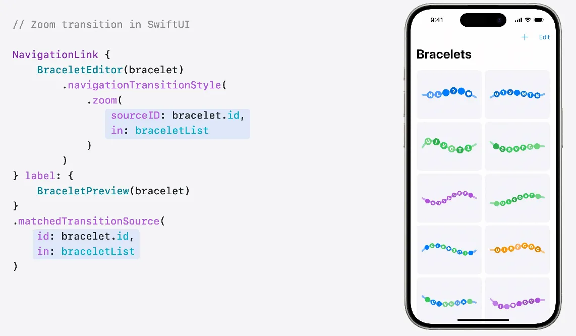 [SwiftUI] WWDC24 Enhance your UI animations and transitions