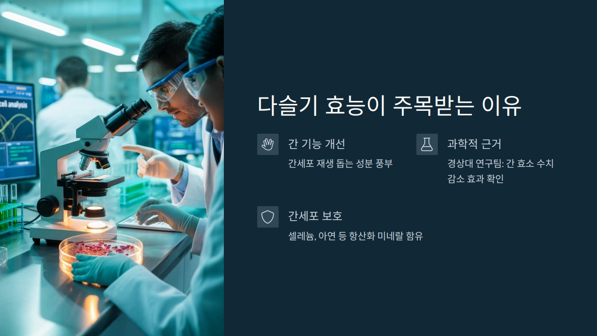 다슬기 효능