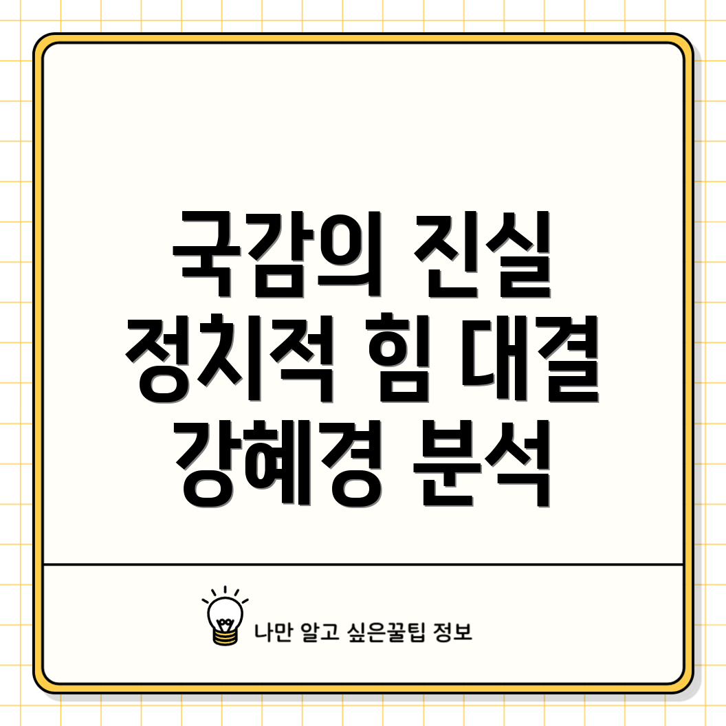 강혜경의 국감 증언