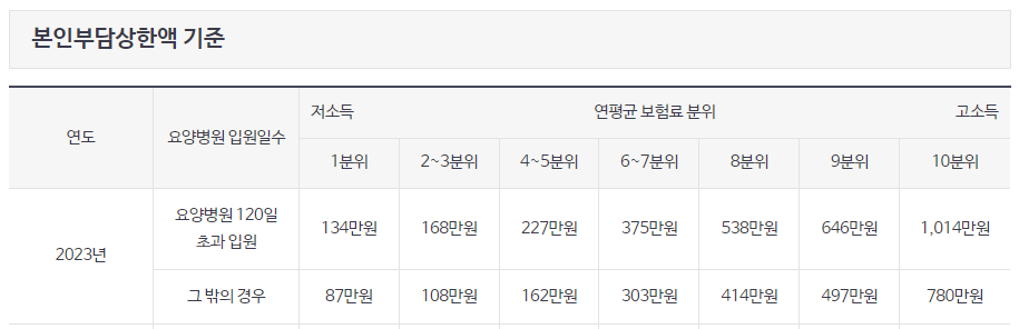 본인부담상한액