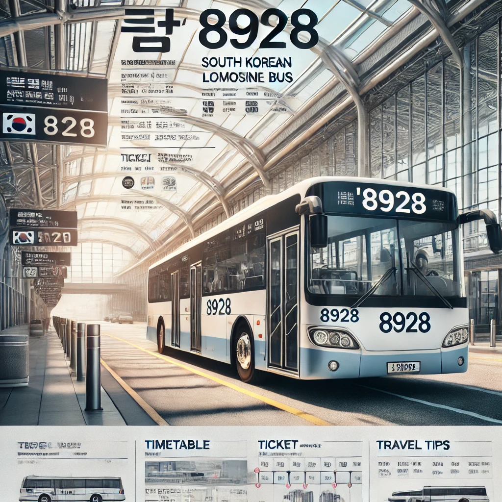 8928번 공항버스 시간표&amp;#44; 공항버스 8928 예매 2