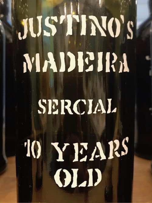 Justino&#39;s Madeira Sercial 10 years old