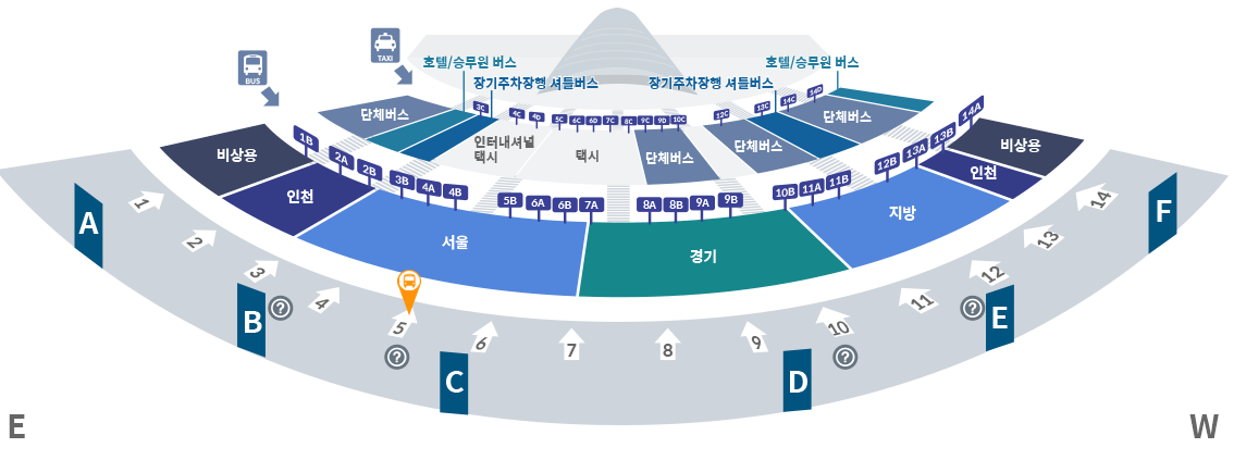 정릉에서 인천공항 정류장까지 리무진 버스 시간표 3