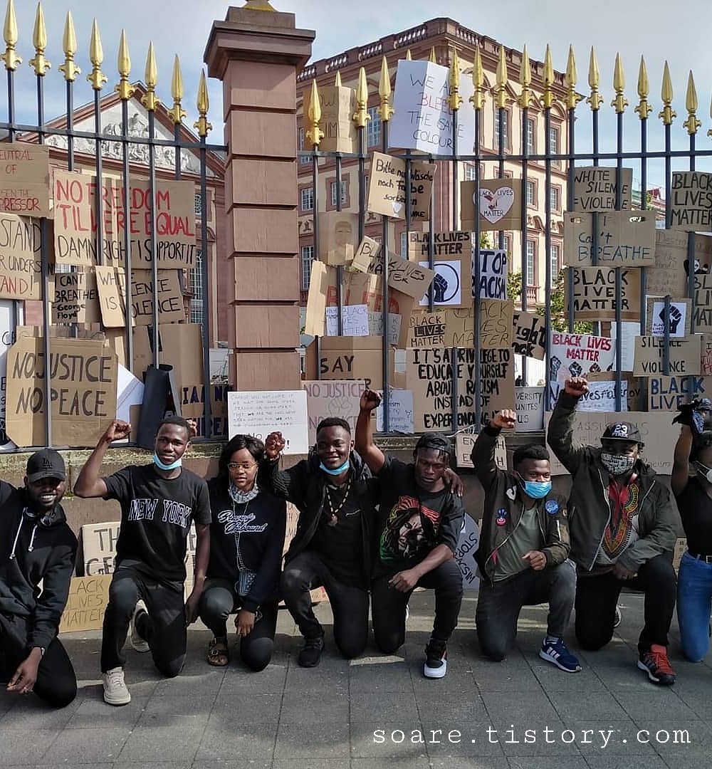  나의 아프리카 친구들. Black lives matter.