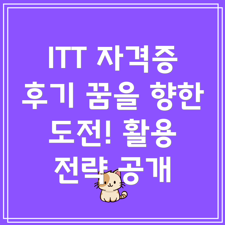 ITT 자격증