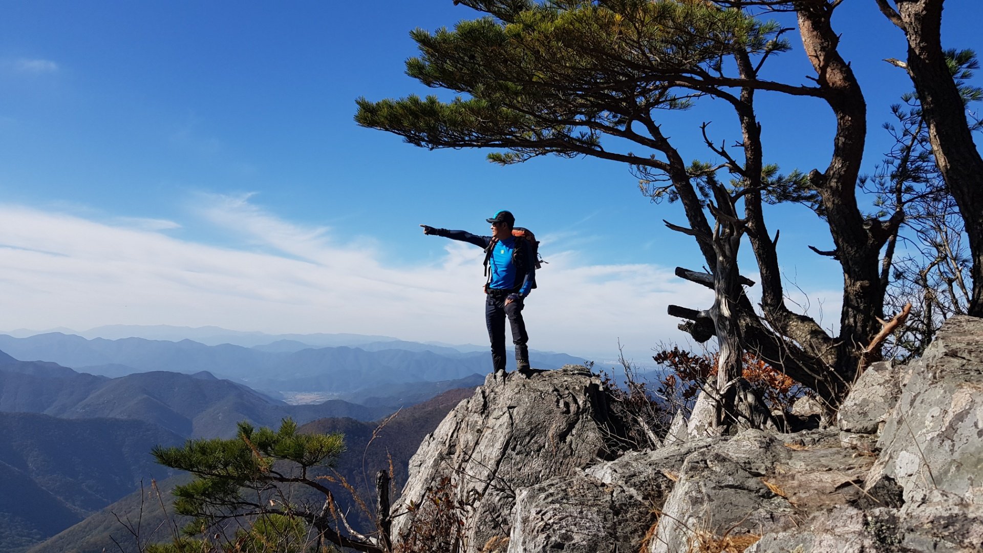경북 청도 가을 단풍 계곡 산행