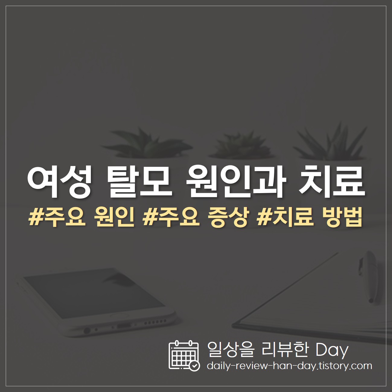 여성 탈모 원인과 치료 방법 - 증상부터 탈모약까지!