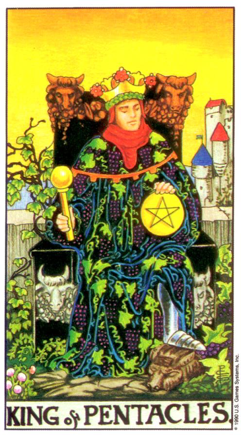  [마이너/펜타클/정방향] King of Pentacles (펜타클 왕) 해석/풀이/키워