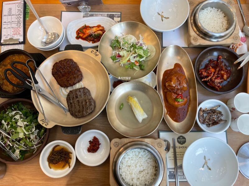 아산 맛집 쌍교 숯불갈비 평일 점심특선 - 솥밥