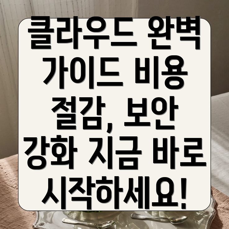 클라우드 컴퓨팅 서비스