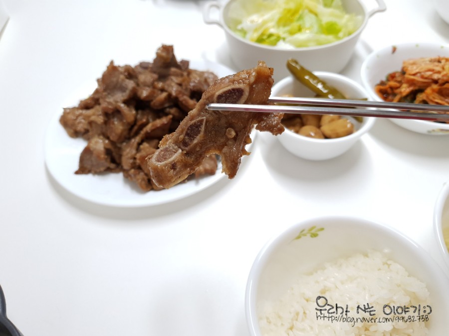 주성 고기 양념 돼지갈비 오늘의 저녁 반찬 1