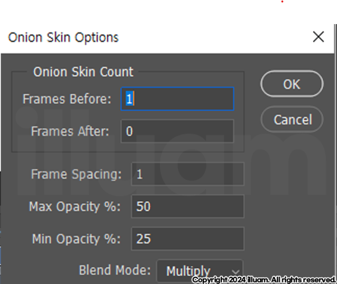 Onion Skin Option