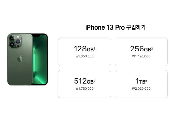 아이폰13-프로-가격-정리표