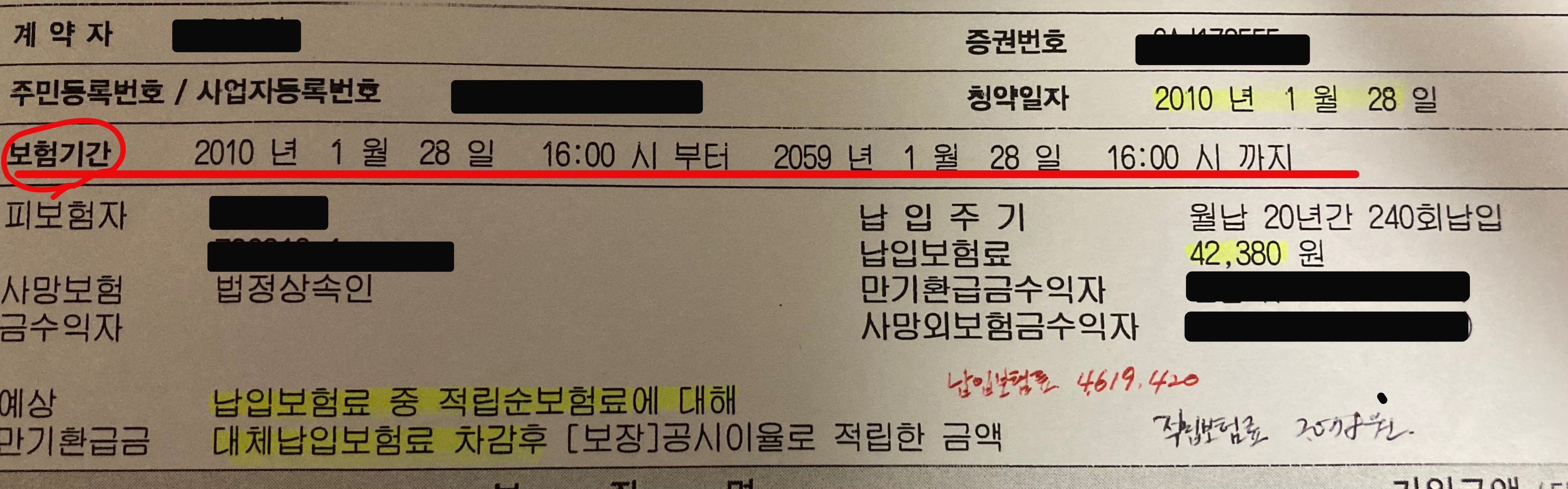  보험기간, 납입기간 쉽게 구별하기