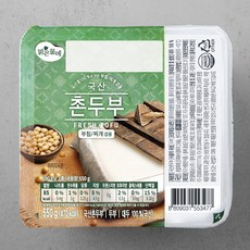 맑은물에 국산콩 100% 촌두부, 550g, 1개