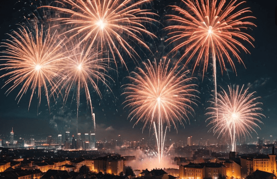 불꽃 축제 사진