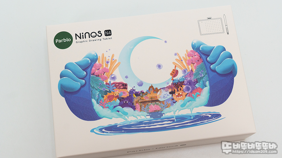  파블로테크 최소형 드로잉타블렛 Ninos N4