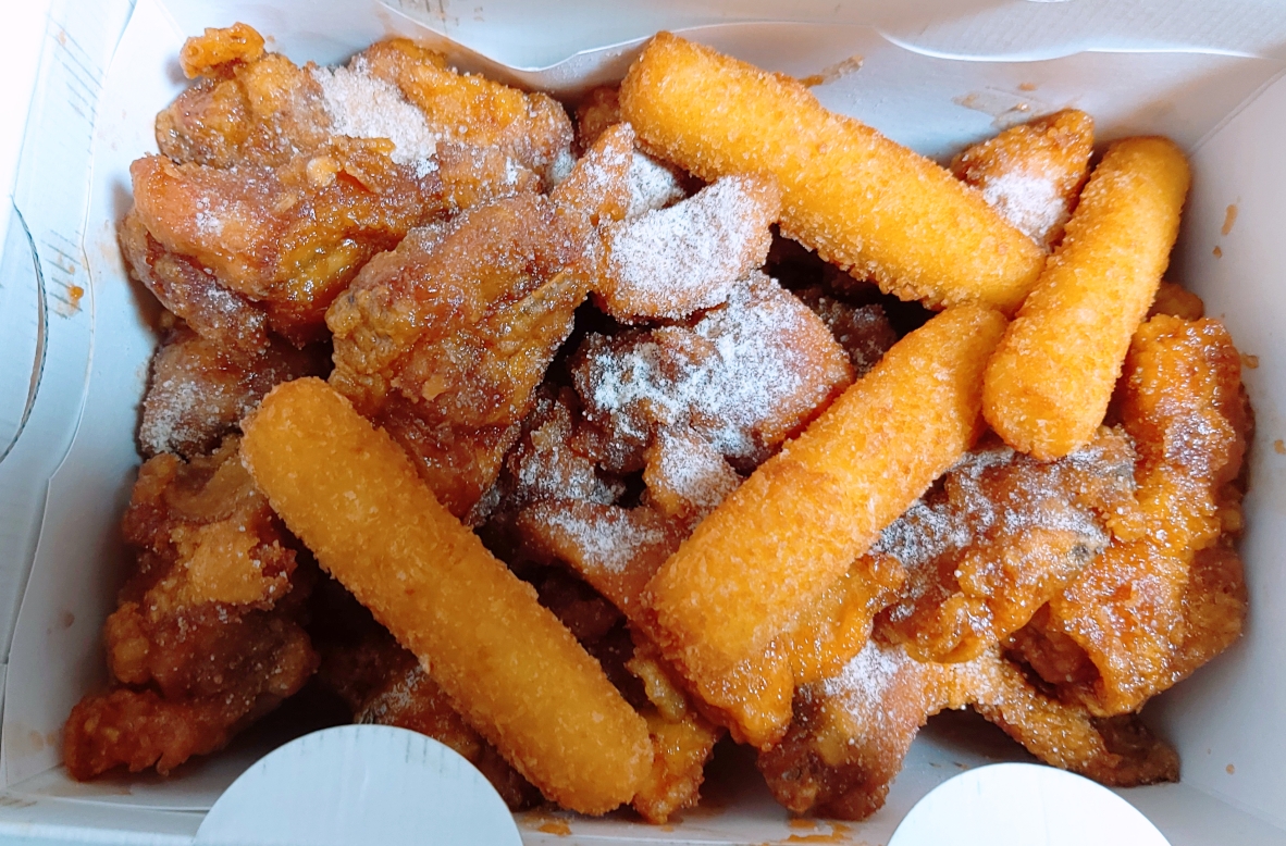  60계치킨 천안 신부점에서 '간지치킨' 먹고, 컬러링 캘린더 받고