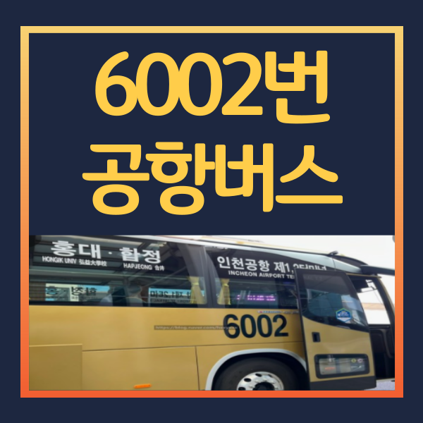 6002번 공항버스 시간표