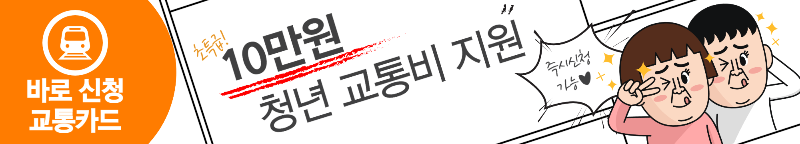 서울 청년 교통비 지원 교통카드