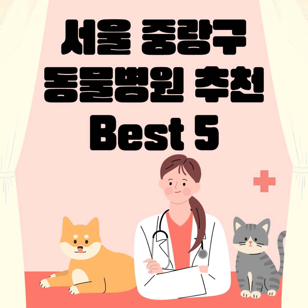 서울 중랑구 동물병원 추천 Best 5 ㅣ24시간 동물병원ㅣ비용ㅣ반려동물 의료비 지원 50만원 블로그 썸내일 사진