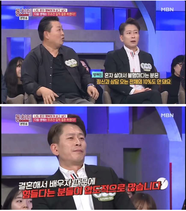  기혼 대 미혼 정신과 상담 비율