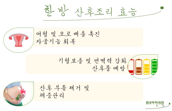산후조리 복용 시기 3