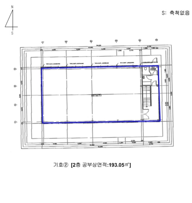 제천지원2021타경8209 건물개황도