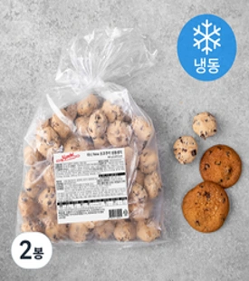 맨치트 미니 New 초코쿠키 황색 냉동생지&#44; 900g&#44; 2봉