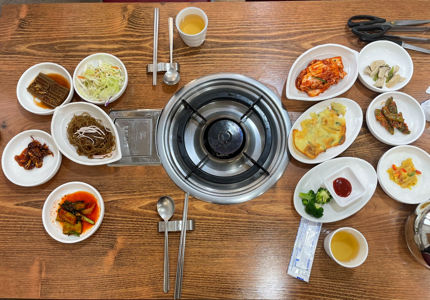 어물전밥상 생선구이 세팅 
