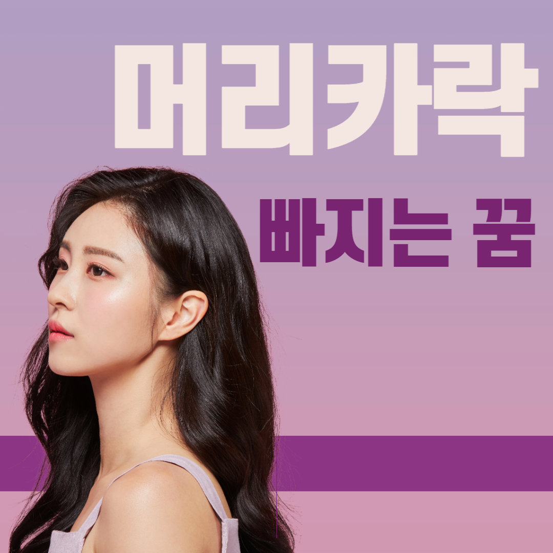 머리카락이 빠지는 꿈의 텍스트 이미지