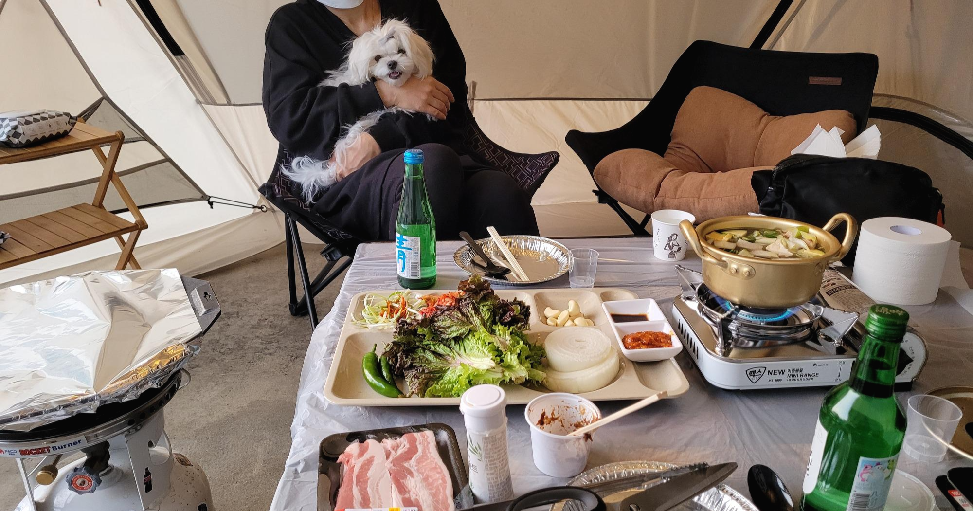 강아지 캠핑장