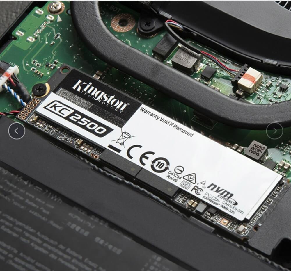 킹스톤 SSD NVMe PCIe M.2 2280 설치 사진