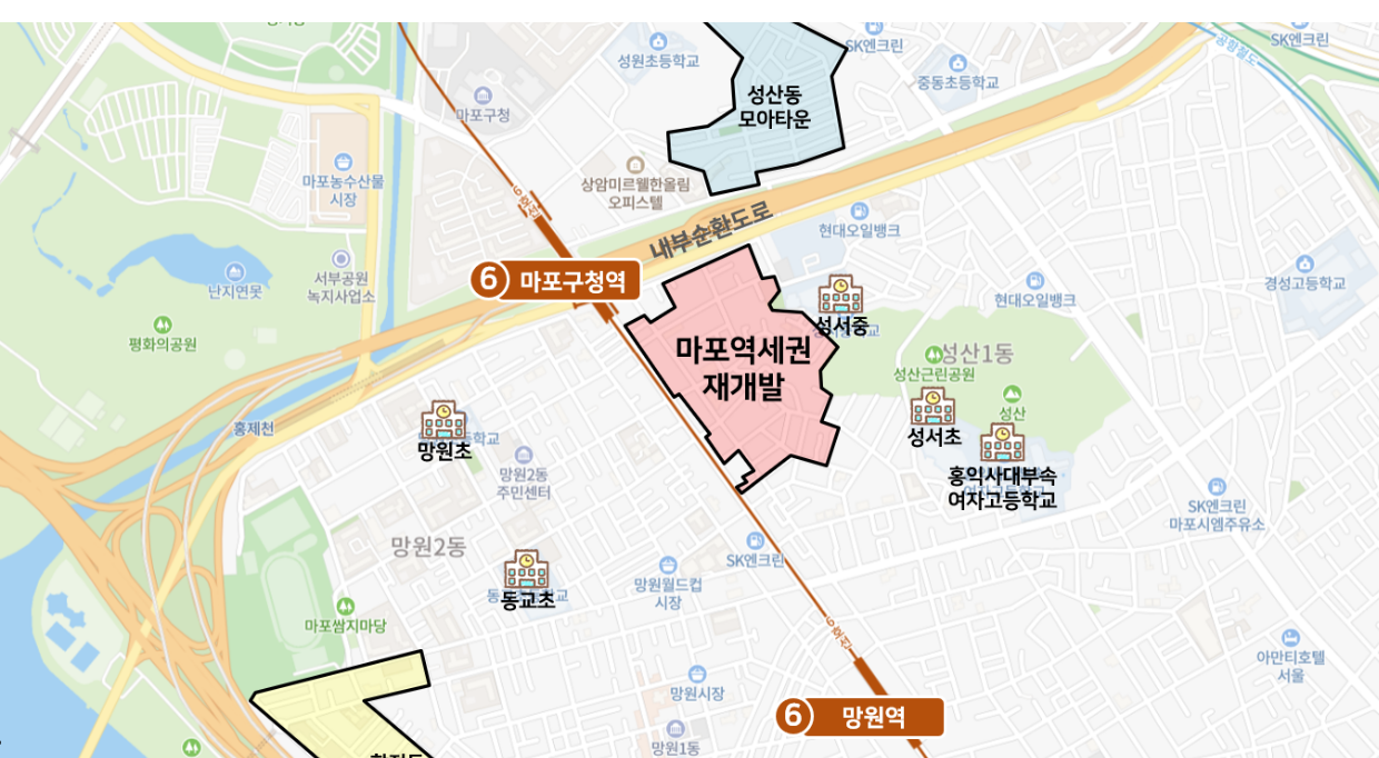  마포구청 역세권 도시정비형 재개발(장기전세주택)