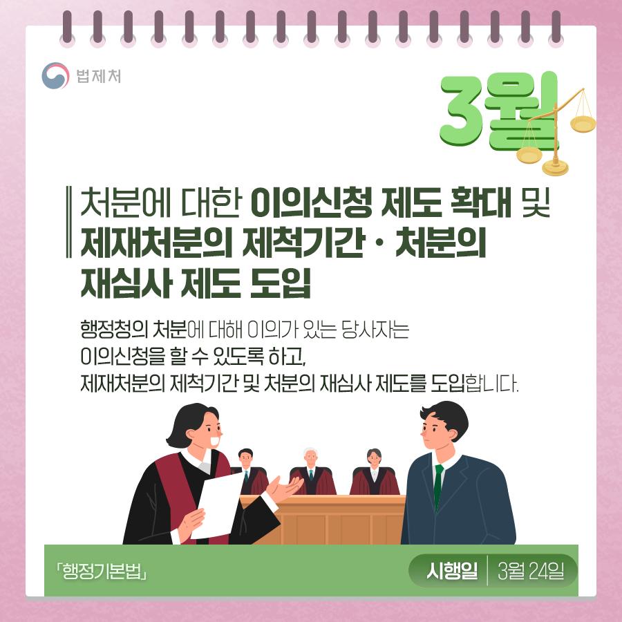  행정기본법 3대 권리구제(행정처분)