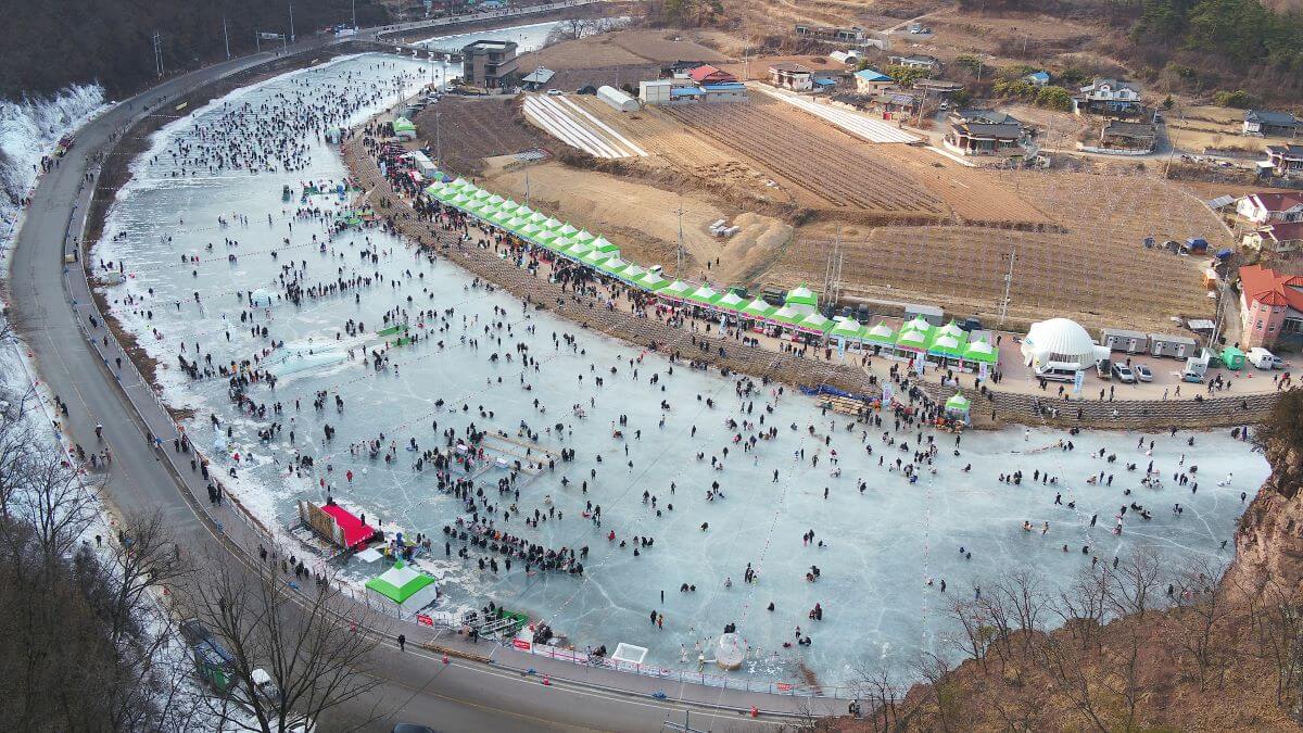 안동 암산얼음축제