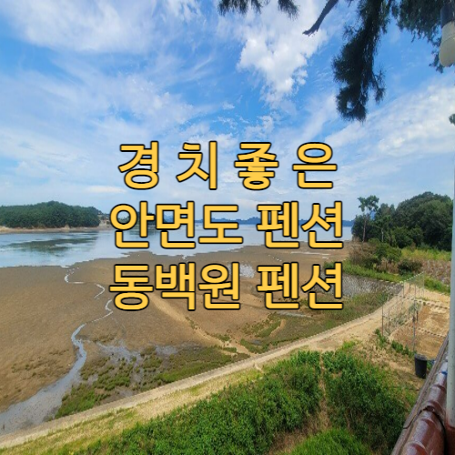  안면도 펜션 추천 동백원 펜션 강추!