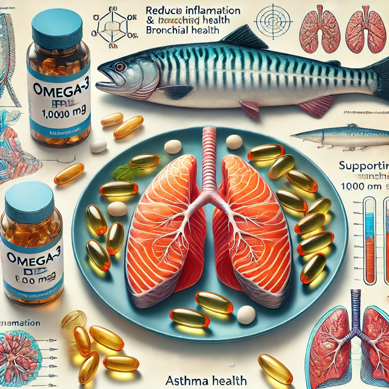 오메가3: 염증 감소와 기관지 건강