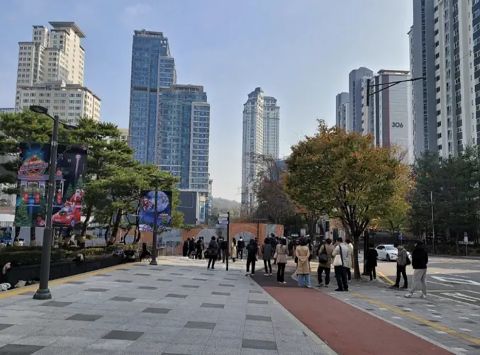 도로 촬영장소 다은마을사거리