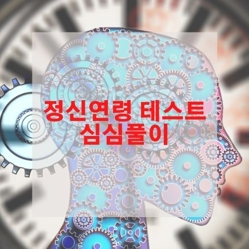  정신연령 테스트 심심풀이로 해봐요