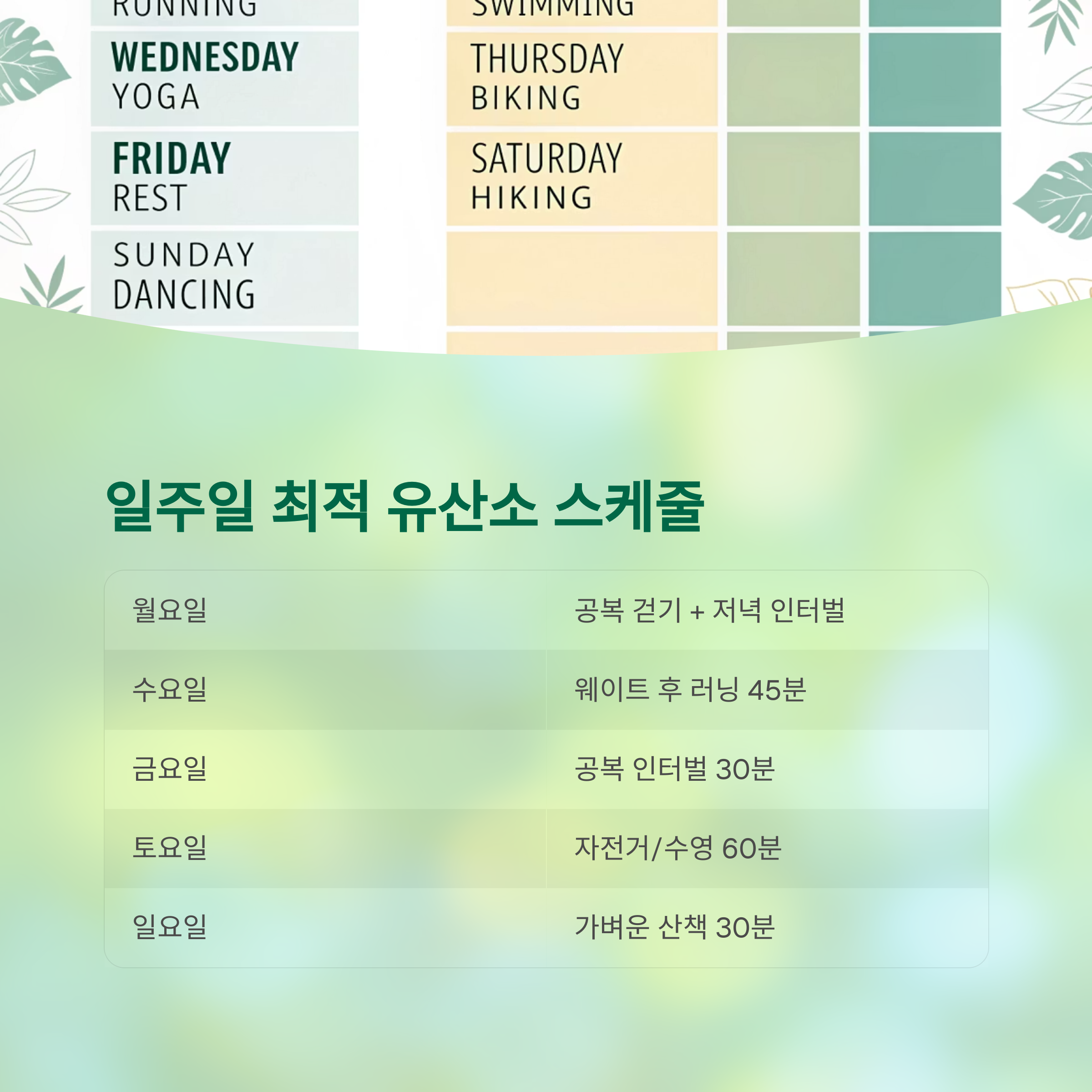 체중 감량 효과 3배 높이는 유산소 운동 순서와 시간 전략 - 유산소 운동, 언제 어떻게 해야 체지방 감량이 극대화될까요? - 주간 루틴으로 구성한 최적 유산소 스케줄 체중 감량 효과 3배 높이는 유산소 운동 순서와 시간 전략 - 유산소 운동, 언제 어떻게 해야 체지방 감량이 극대화될까요? - 주간 루틴으로 구성한 최적 유산소 스케줄