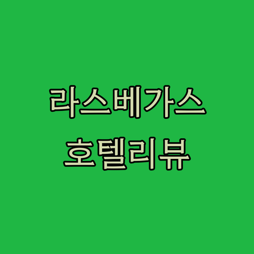 라스베이거스 숙소 고민 끝! 홀리데이