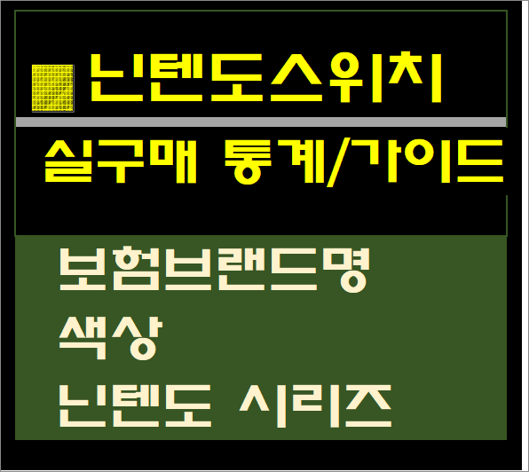  닌텐도스위치 추천 순위- 실사용자 통계, 추천 제품별 (2021년 3월)