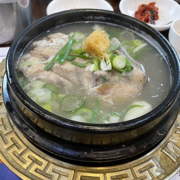 잣삼계탕