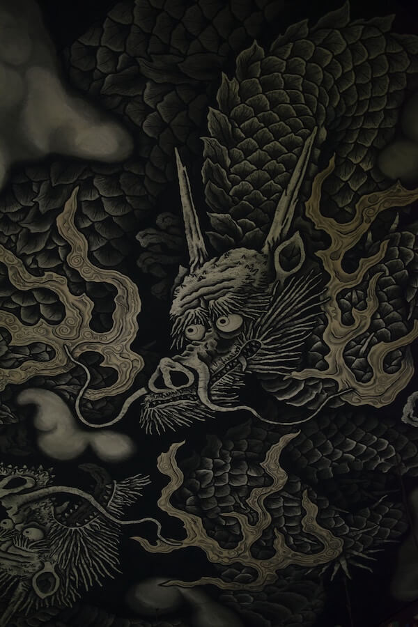 일본 고전 용 그림