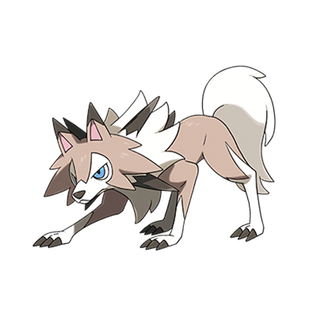  [포켓몬도감]  No. 745 루가루암 Lycanroc #745 Midday Form