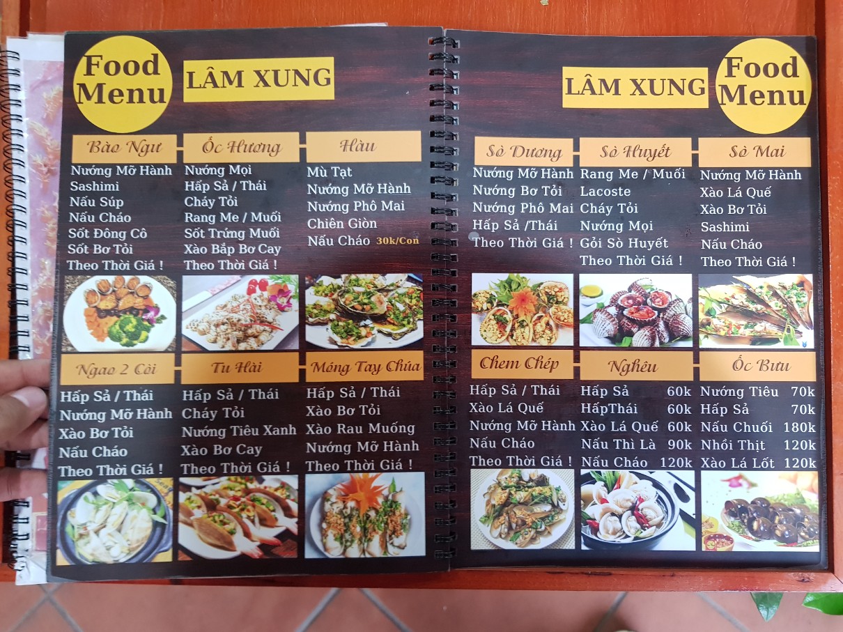 호치민 동나이 연짝 로컬 식당 람쏭콴(LAM XUNG QUAN) 메뉴(4)