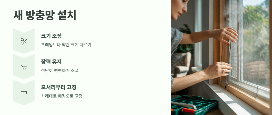 방충망 교체방법 완벽 가이드 3