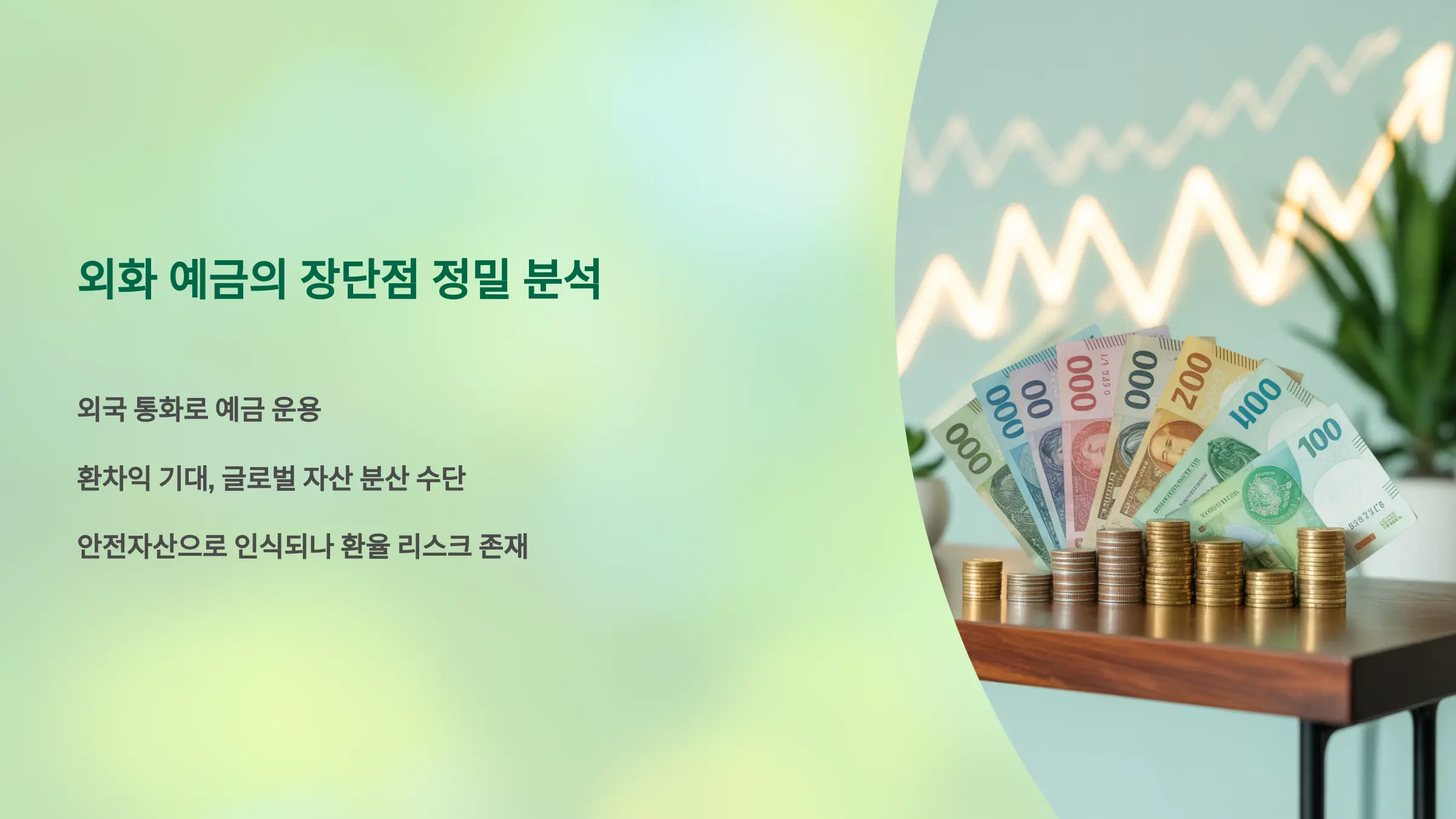 외화 예금의 장단점 정밀 분석