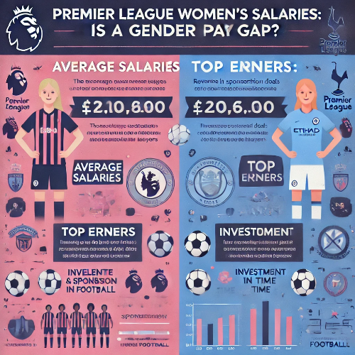프리미어리그의 여성 선수 연봉: 성별 격차는